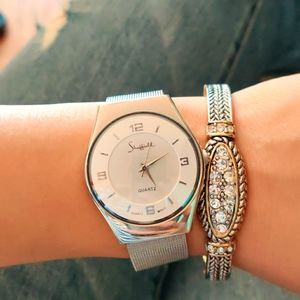 Stainless steel watch